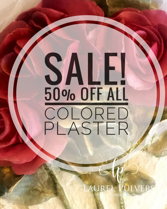 50% off All Colored Plaster!